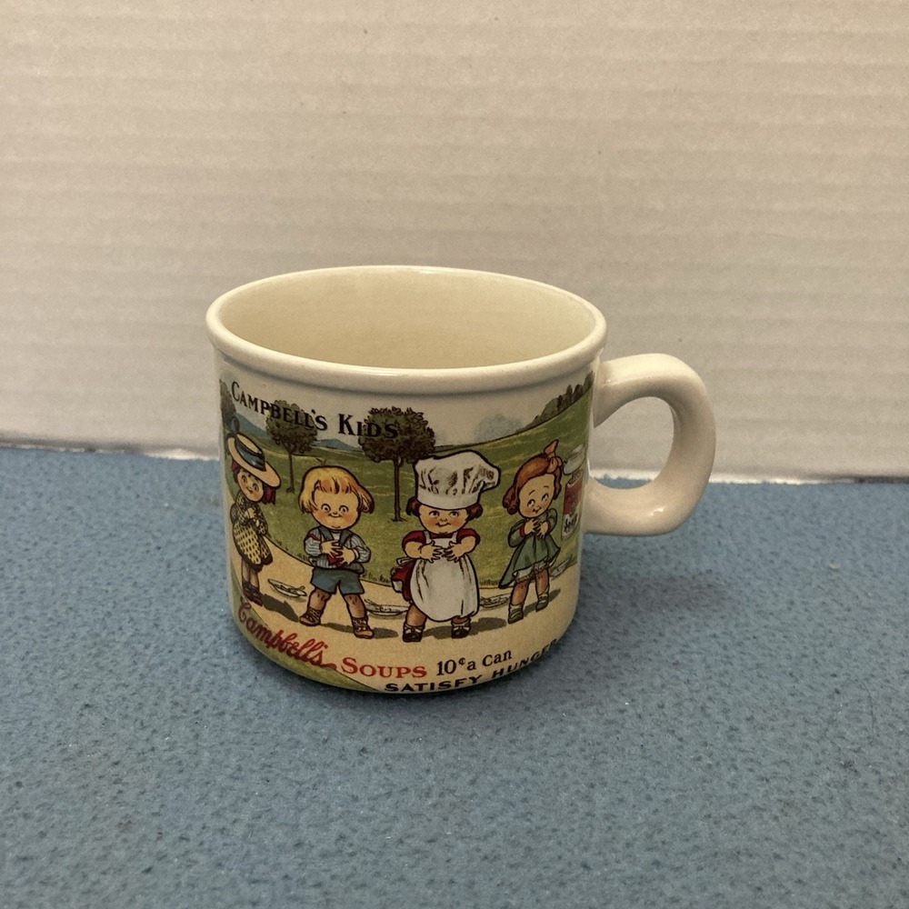 VTG Westwood Campbell's Kids Replica 1910 Souvenir Postcard Mug - 1994